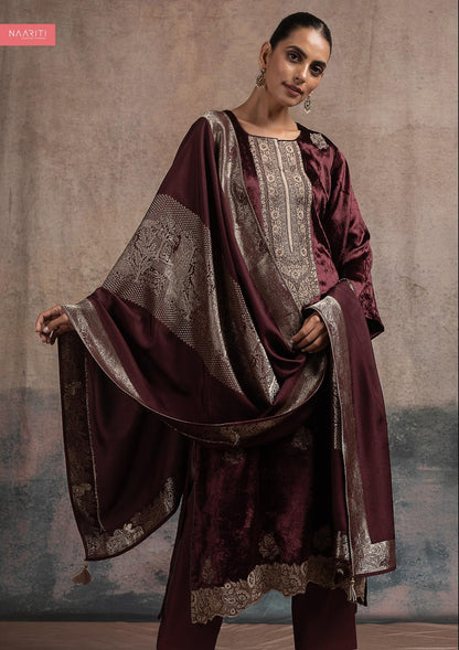 Reeha Naariti Velvet Suits Wholesaler India