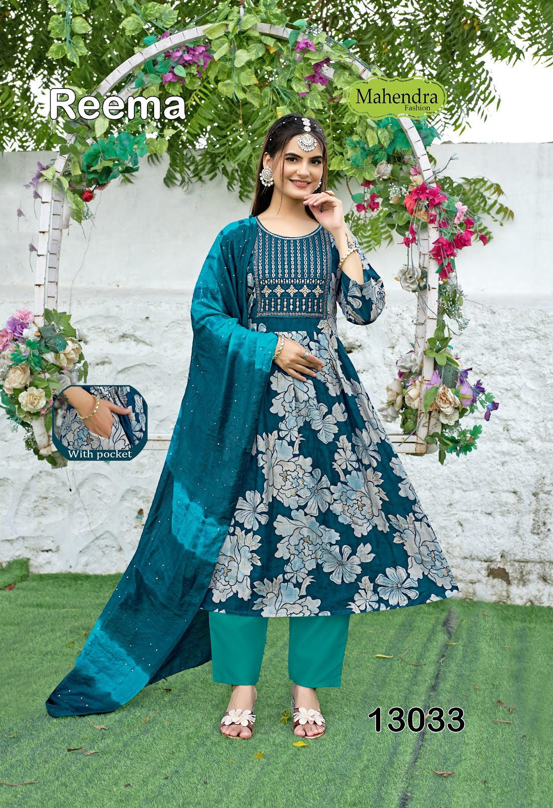 Reema Vol 1 Mahendra Fashion Vatican Readymade Anarkali Suits Supplier