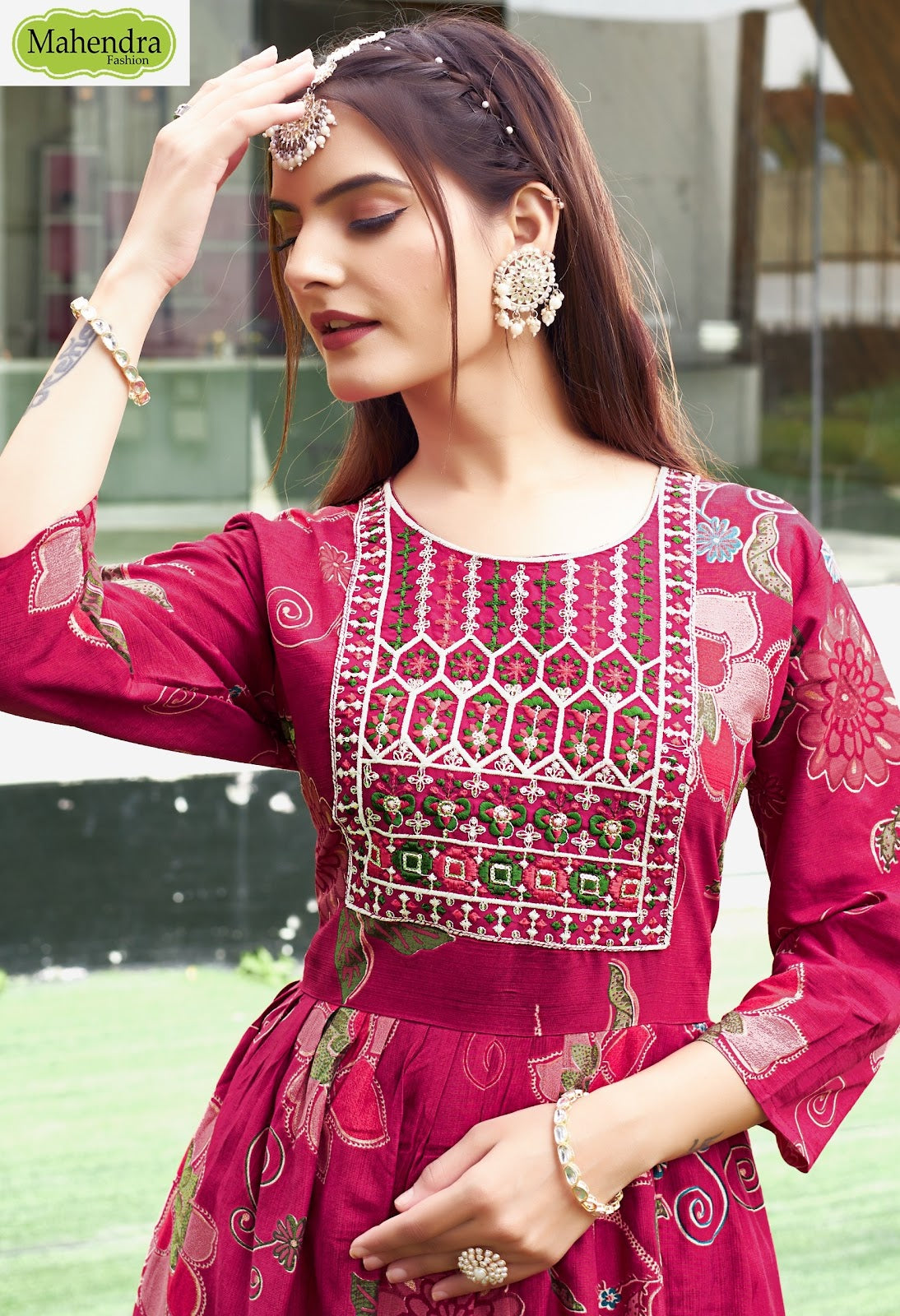 Reema Vol 1 Mahendra Fashion Vatican Readymade Anarkali Suits Supplier