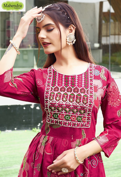 Reema Vol 1 Mahendra Fashion Vatican Readymade Anarkali Suits Supplier