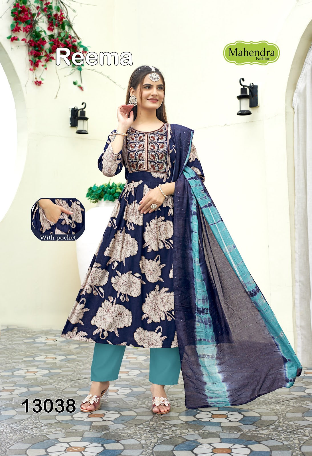 Reema Vol 1 Mahendra Fashion Vatican Readymade Anarkali Suits Supplier