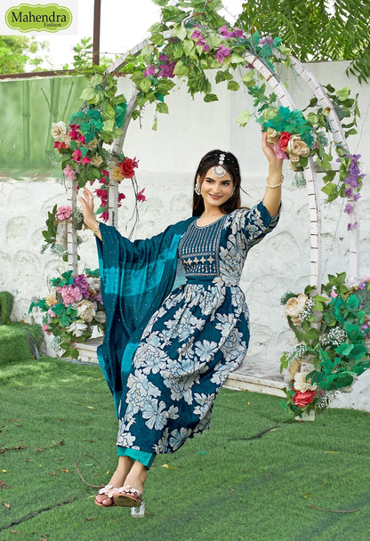 Reema Vol 1 Mahendra Fashion Vatican Readymade Anarkali Suits Supplier