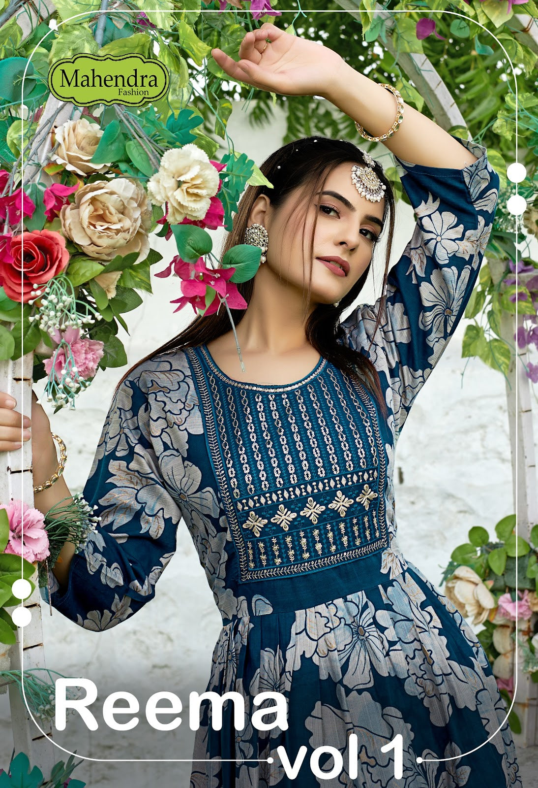 Reema Vol 1 Mahendra Fashion Vatican Readymade Anarkali Suits Supplier