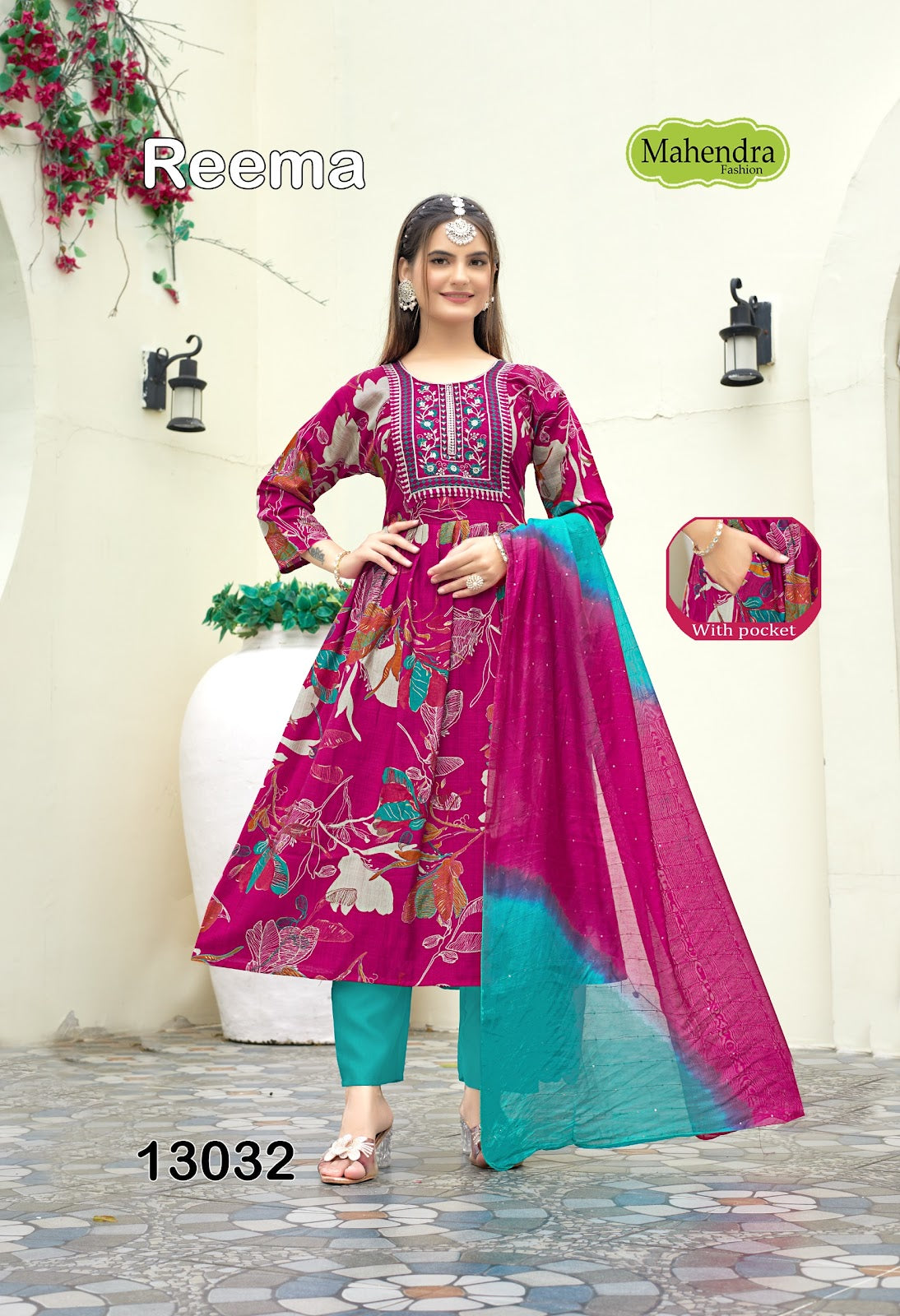 Reema Vol 1 Mahendra Fashion Vatican Readymade Anarkali Suits Supplier