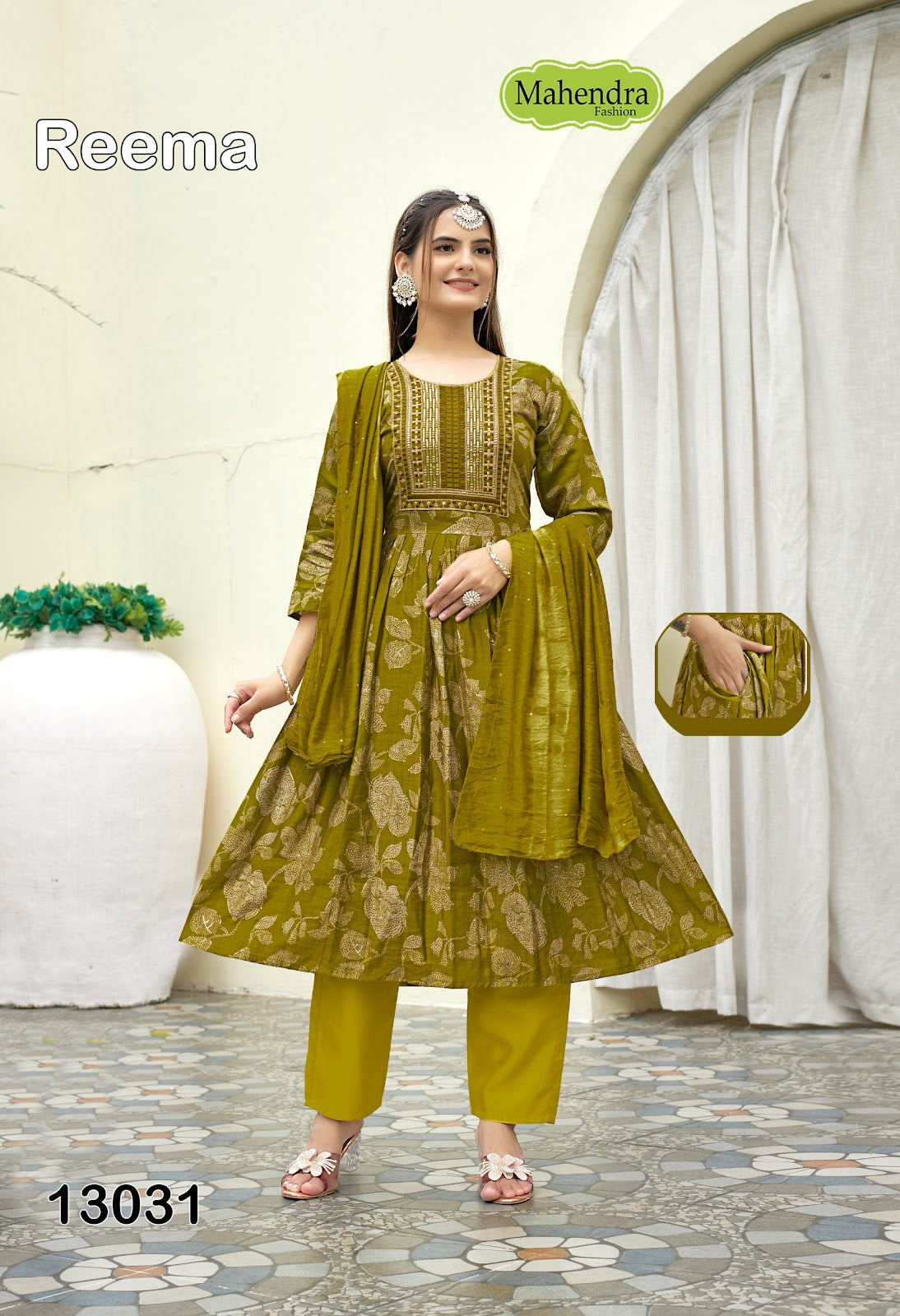 Reema Vol 1 Mahendra Fashion Vatican Readymade Anarkali Suits Supplier