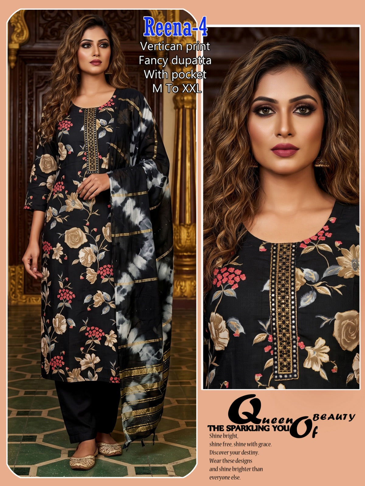 Reena Infinity Vertican Readymade Pant Style Suits Exporter