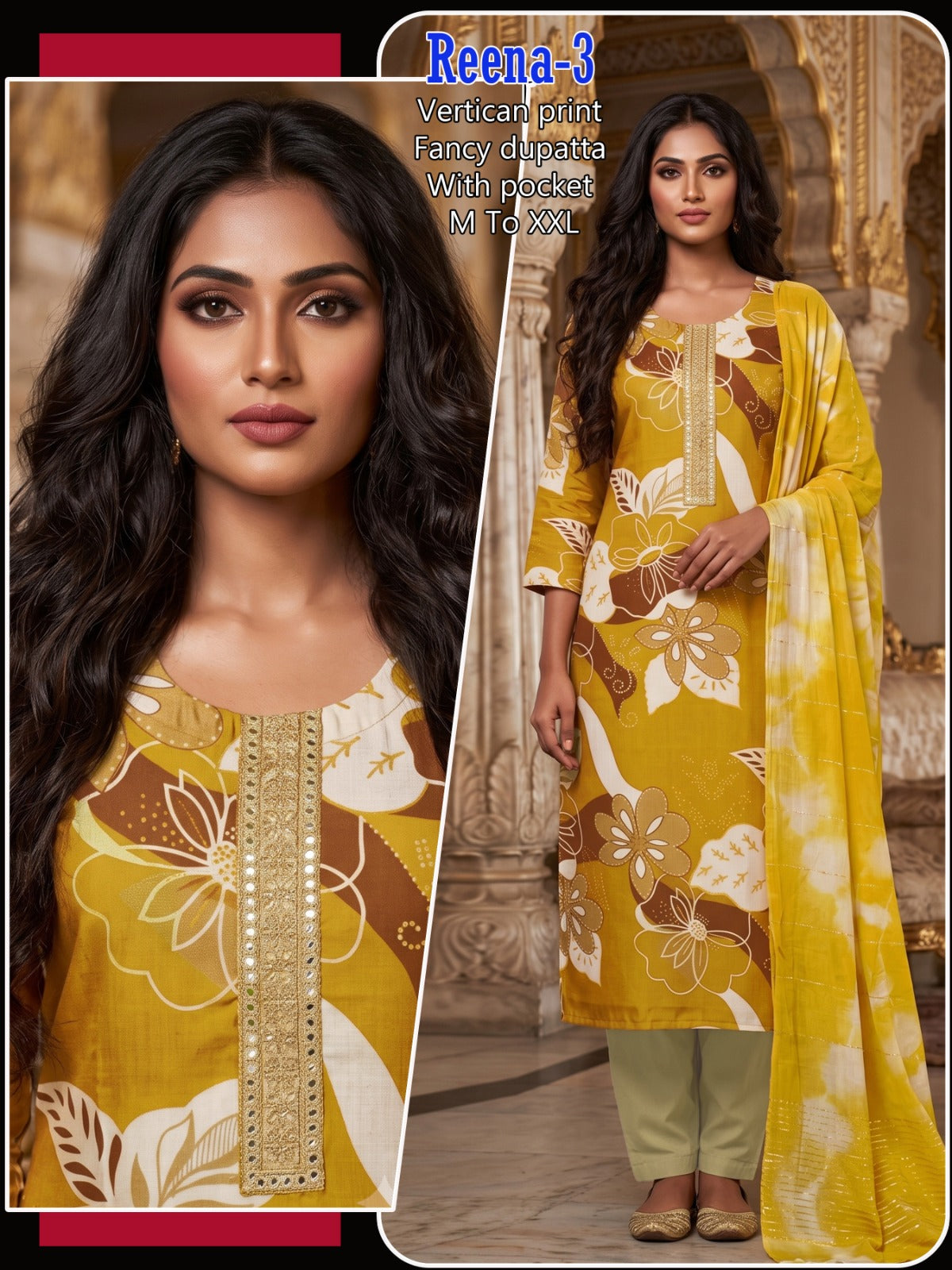 Reena Infinity Vertican Readymade Pant Style Suits Exporter