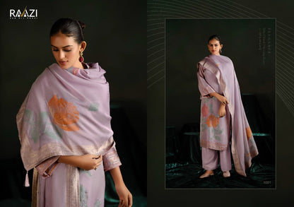 Reet Rama Fashions Raazi Silk Jacquard Pant Style Suits Exporter