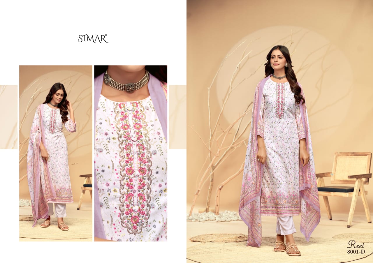 Reet Simar Cotton Pant Style Suits Exporter Ahmedabad