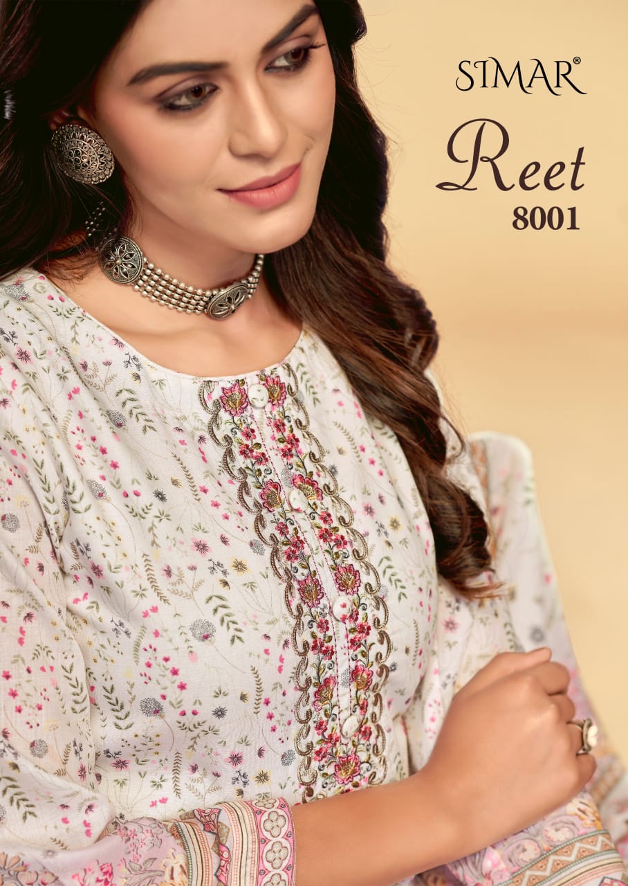 Reet Simar Cotton Pant Style Suits Exporter Ahmedabad
