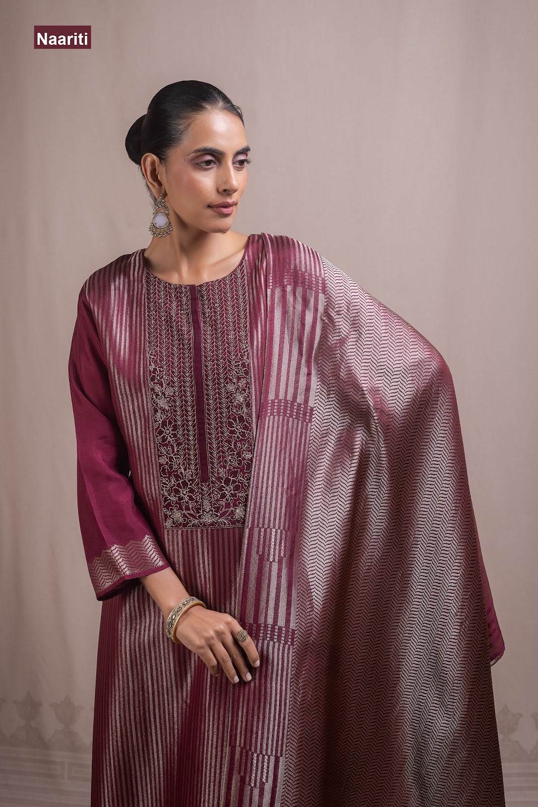 Reetal 2897 Naariti Silk Jacquard Pant Style Suits Wholesaler Gujarat
