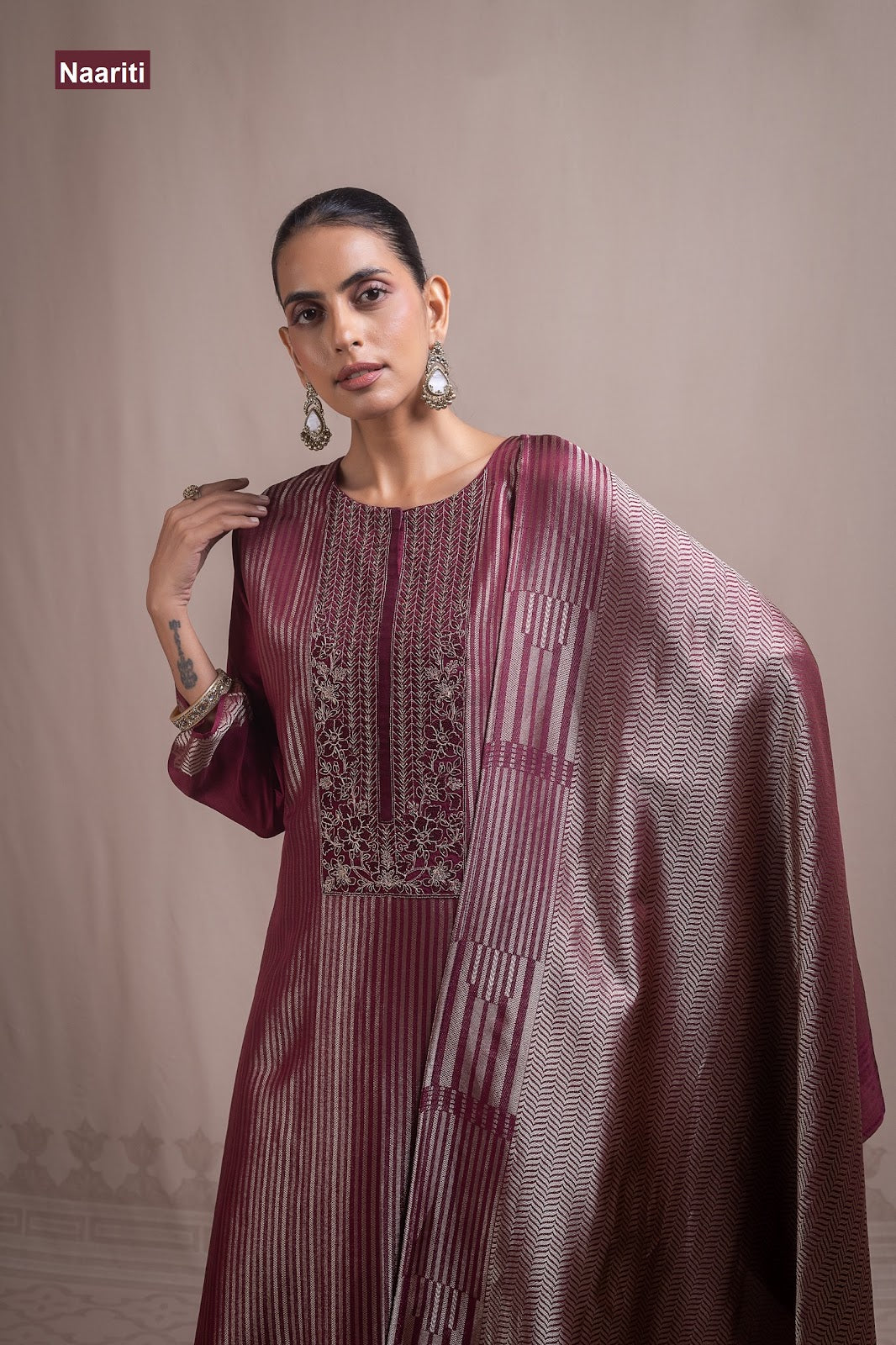 Reetal 2897 Naariti Silk Jacquard Pant Style Suits Wholesaler Gujarat