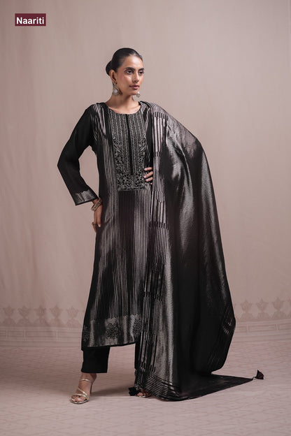 Reetal 2897 Naariti Silk Jacquard Pant Style Suits Wholesaler Gujarat