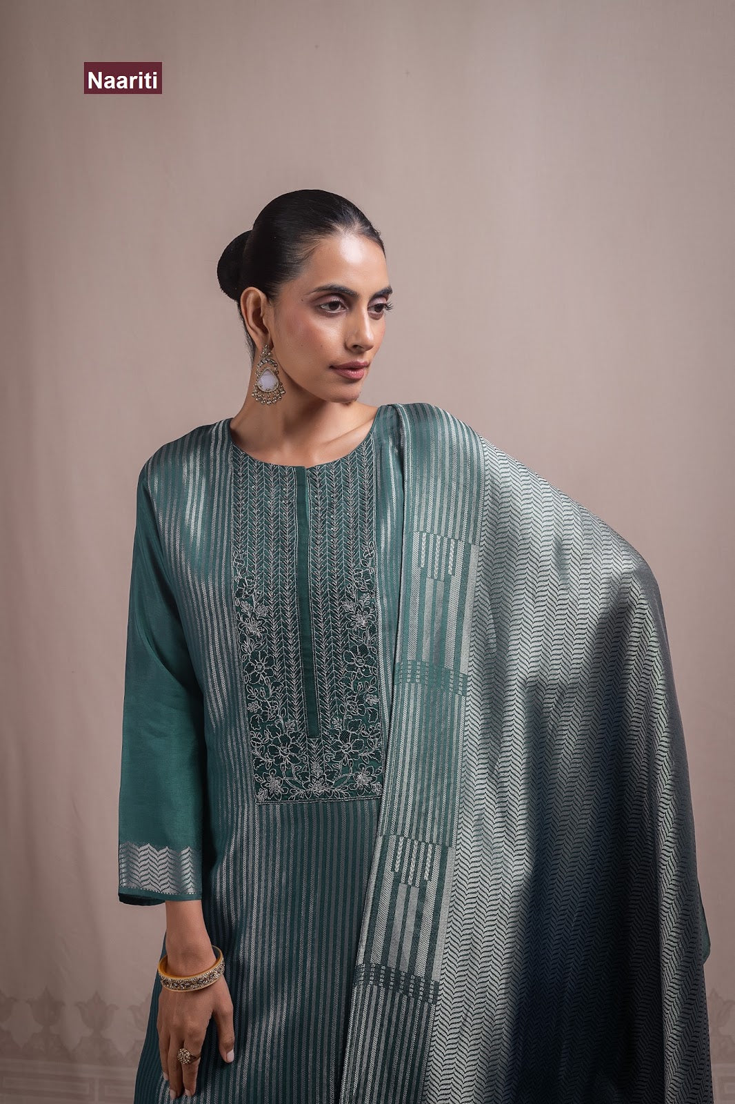 Reetal 2897 Naariti Silk Jacquard Pant Style Suits Wholesaler Gujarat