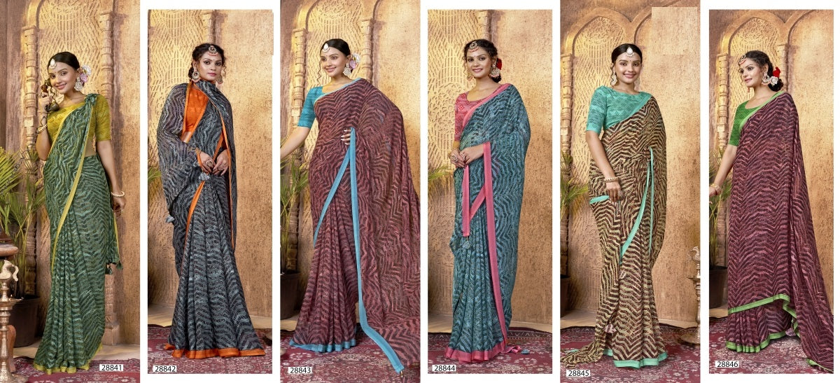 Reeti Vallabhi Prints Georgette Sarees Exporter Ahmedabad