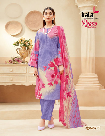 Reeva Kala Cotton Karachi Salwar Suits Manufacturer Gujarat