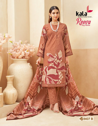 Reeva Kala Cotton Karachi Salwar Suits Manufacturer Gujarat