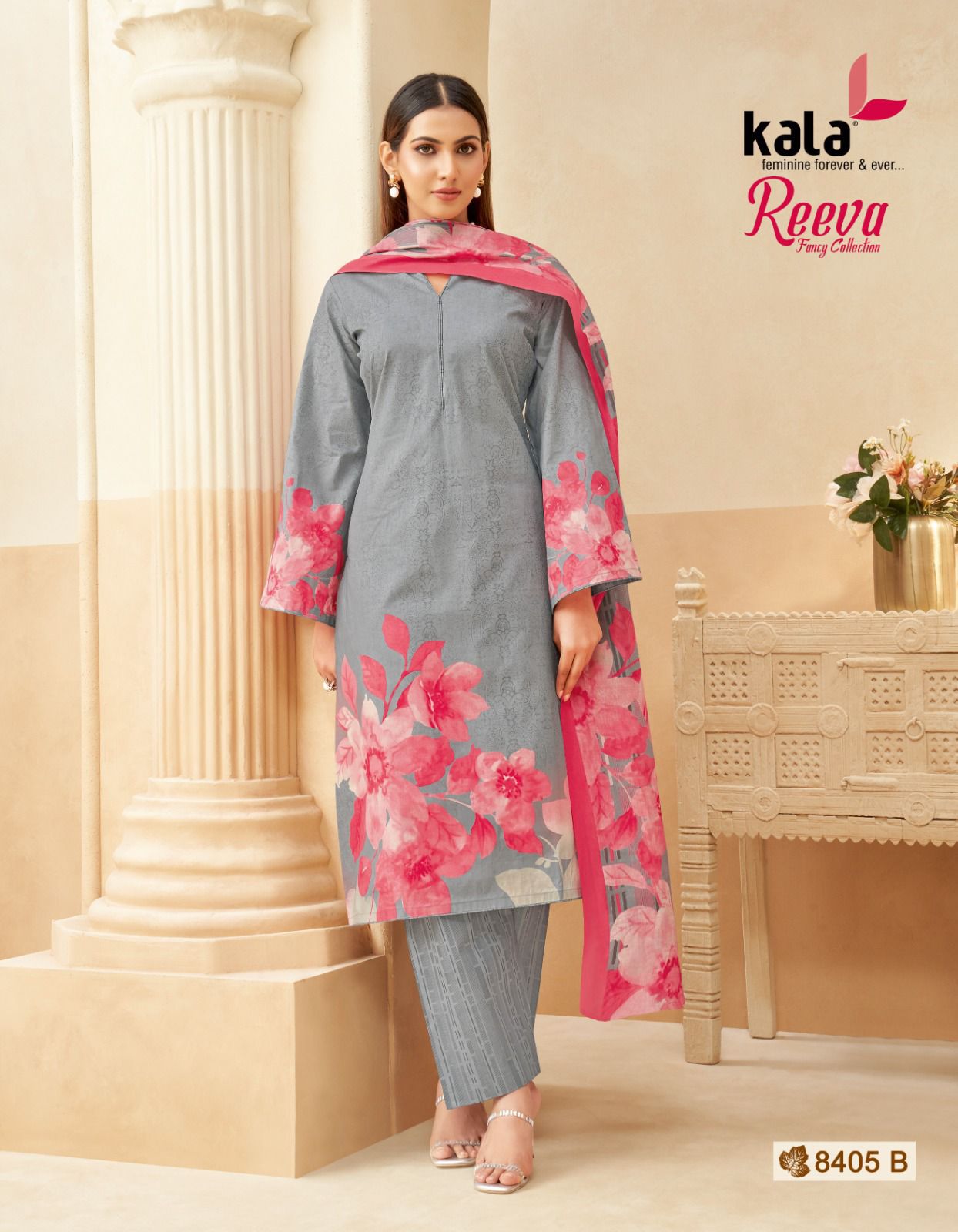Reeva Kala Cotton Karachi Salwar Suits Manufacturer Gujarat