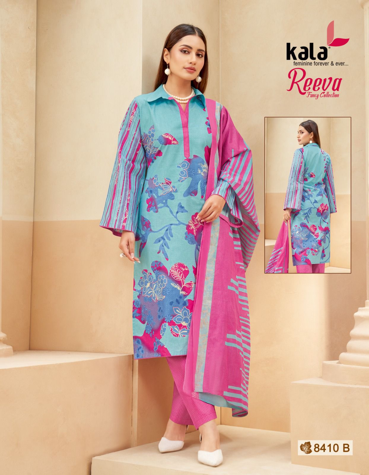 Reeva Kala Cotton Karachi Salwar Suits Manufacturer Gujarat