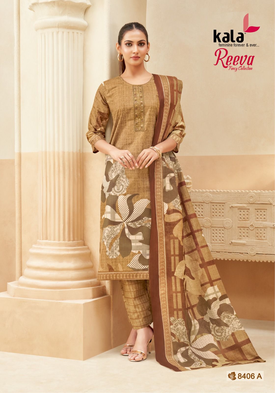 Reeva Vol 1 Kala Readymade Cotton Pant Suits Manufacturer India