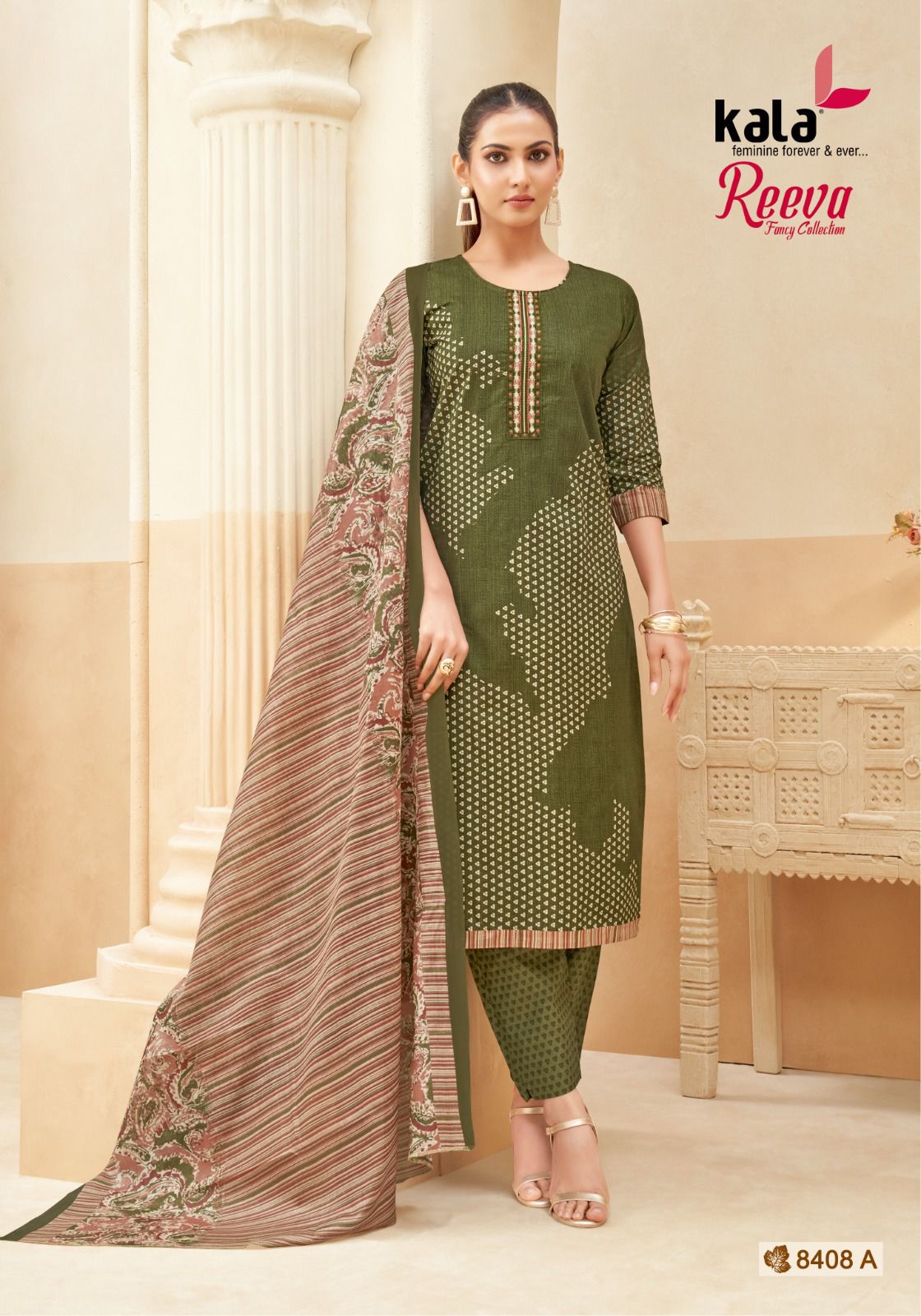 Reeva Vol 1 Kala Readymade Cotton Pant Suits Manufacturer India