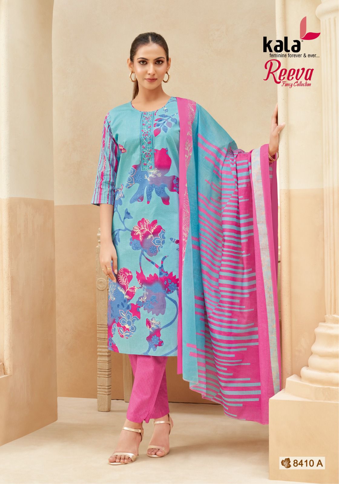 Reeva Vol 1 Kala Readymade Cotton Pant Suits Manufacturer India