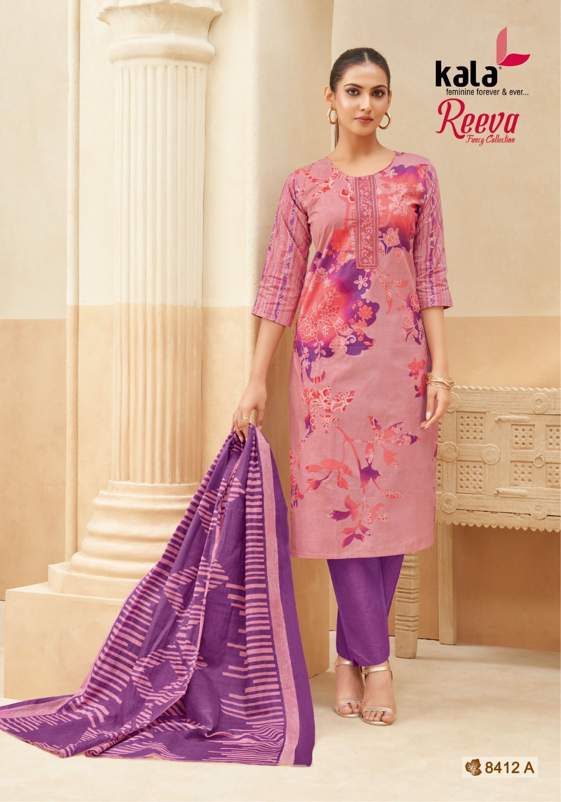 Reeva Vol 1 Kala Readymade Cotton Pant Suits Manufacturer India