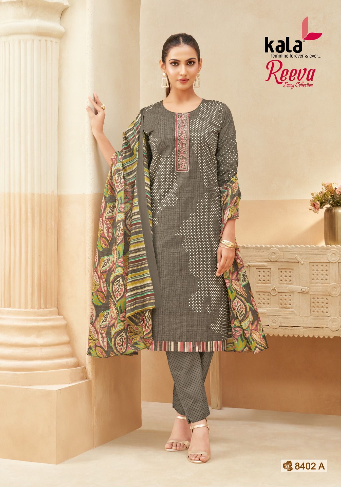 Reeva Vol 1 Kala Readymade Cotton Pant Suits Manufacturer India