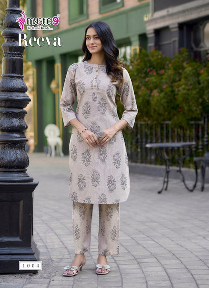 Reeva Vol 1 Mystic 9 Cotton Co Ord Set Exporter