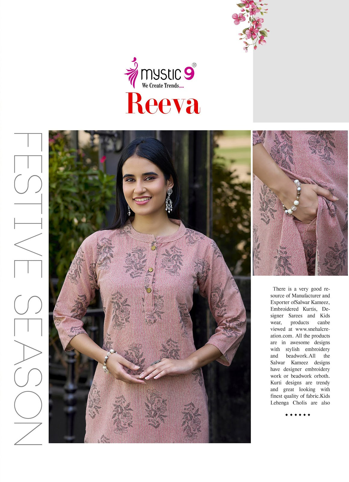 Reeva Vol 1 Mystic 9 Cotton Co Ord Set Exporter