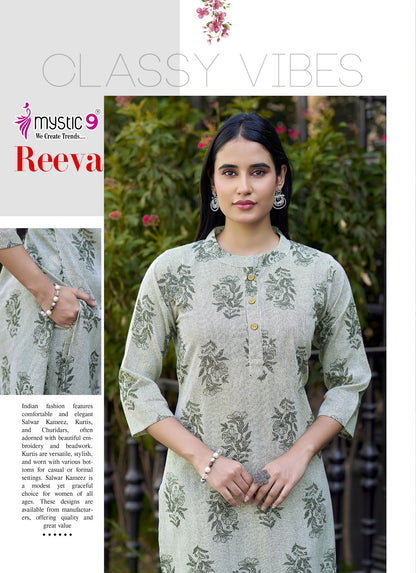 Reeva Vol 1 Mystic 9 Cotton Co Ord Set Exporter