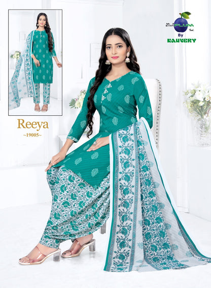 Reeya Vol 19 Black Plum Readymade Cotton Patiyala Suits Wholesale Rate