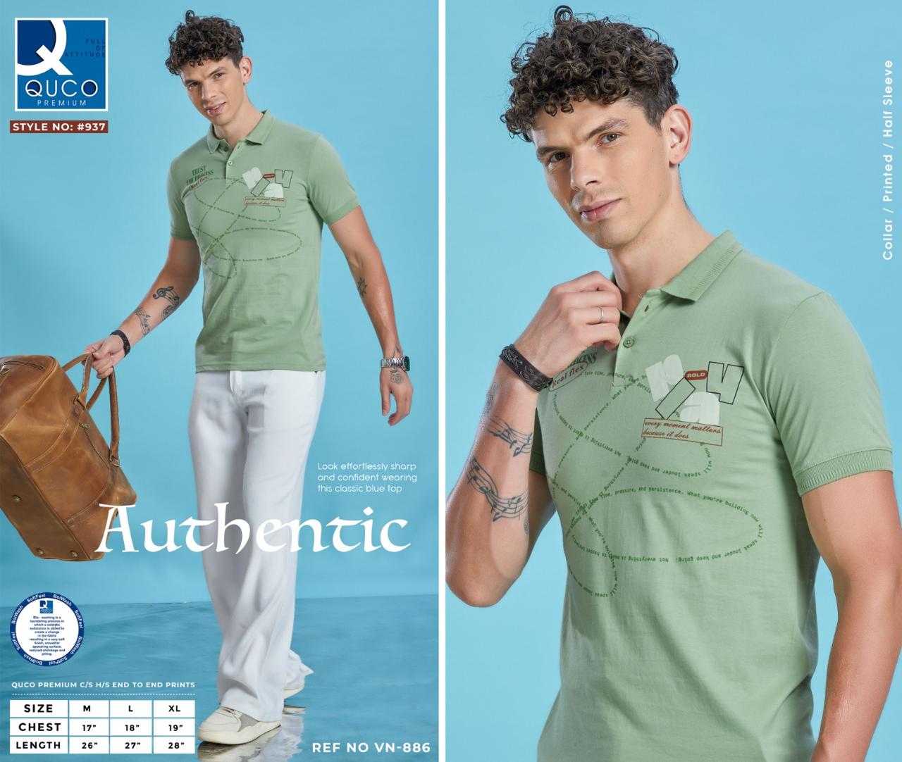 Ref No Vn 886 Quco Premium Cotton Mens Tshirts Wholesaler Gujarat