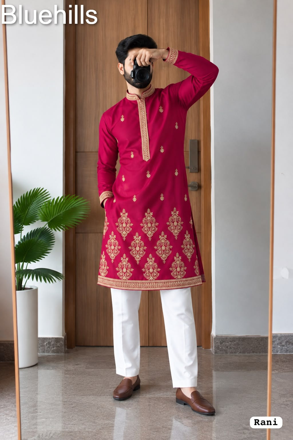 Regal Couture 2.0 Bluehills Rayon Silk Mens Kurta Pajama Wholesale Price