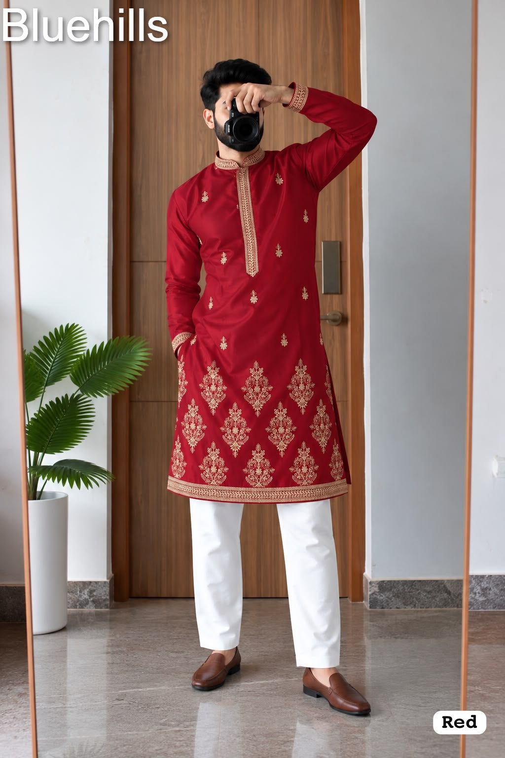 Regal Couture 2.0 Bluehills Rayon Silk Mens Kurta Pajama Wholesale Price