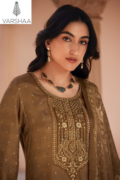 Rehaa Varshaa Viscose Plazzo Style Suits Supplier India