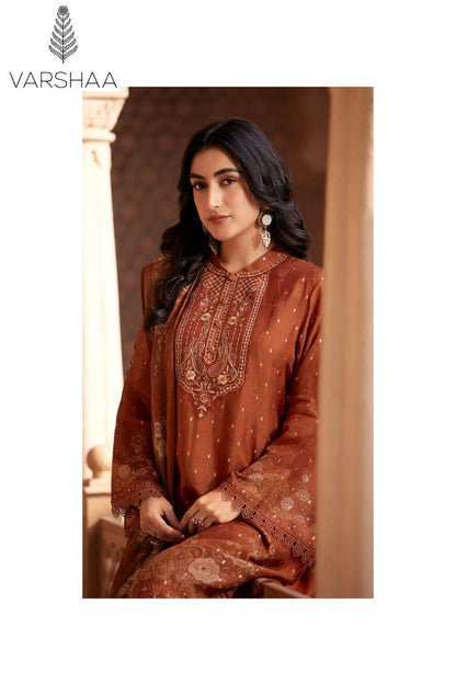 Rehaa Varshaa Viscose Plazzo Style Suits Supplier India