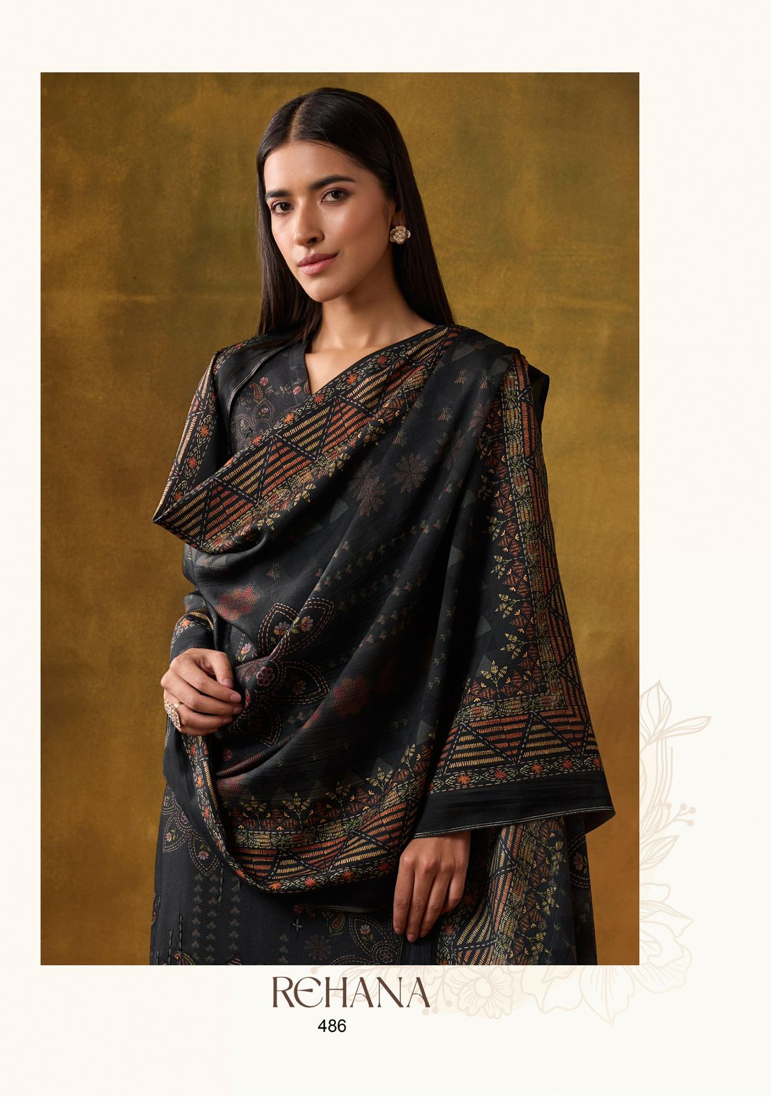 Rehana Sahiba Staple Twill Pashmina Suits Supplier India