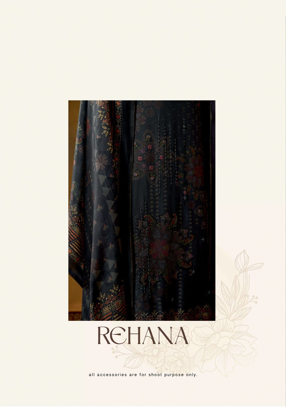 Rehana Sahiba Staple Twill Pashmina Suits Supplier India