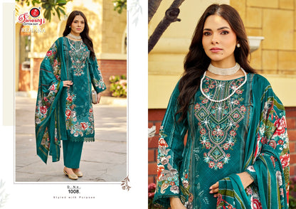Rehana Vol 1 Ganeshji Mix Cotton Karachi Salwar Suits Wholesaler