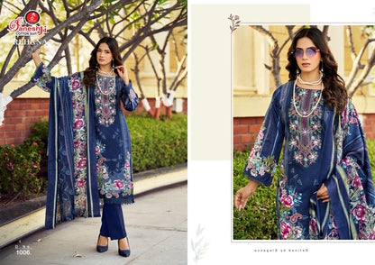 Rehana Vol 1 Ganeshji Mix Cotton Karachi Salwar Suits Wholesaler