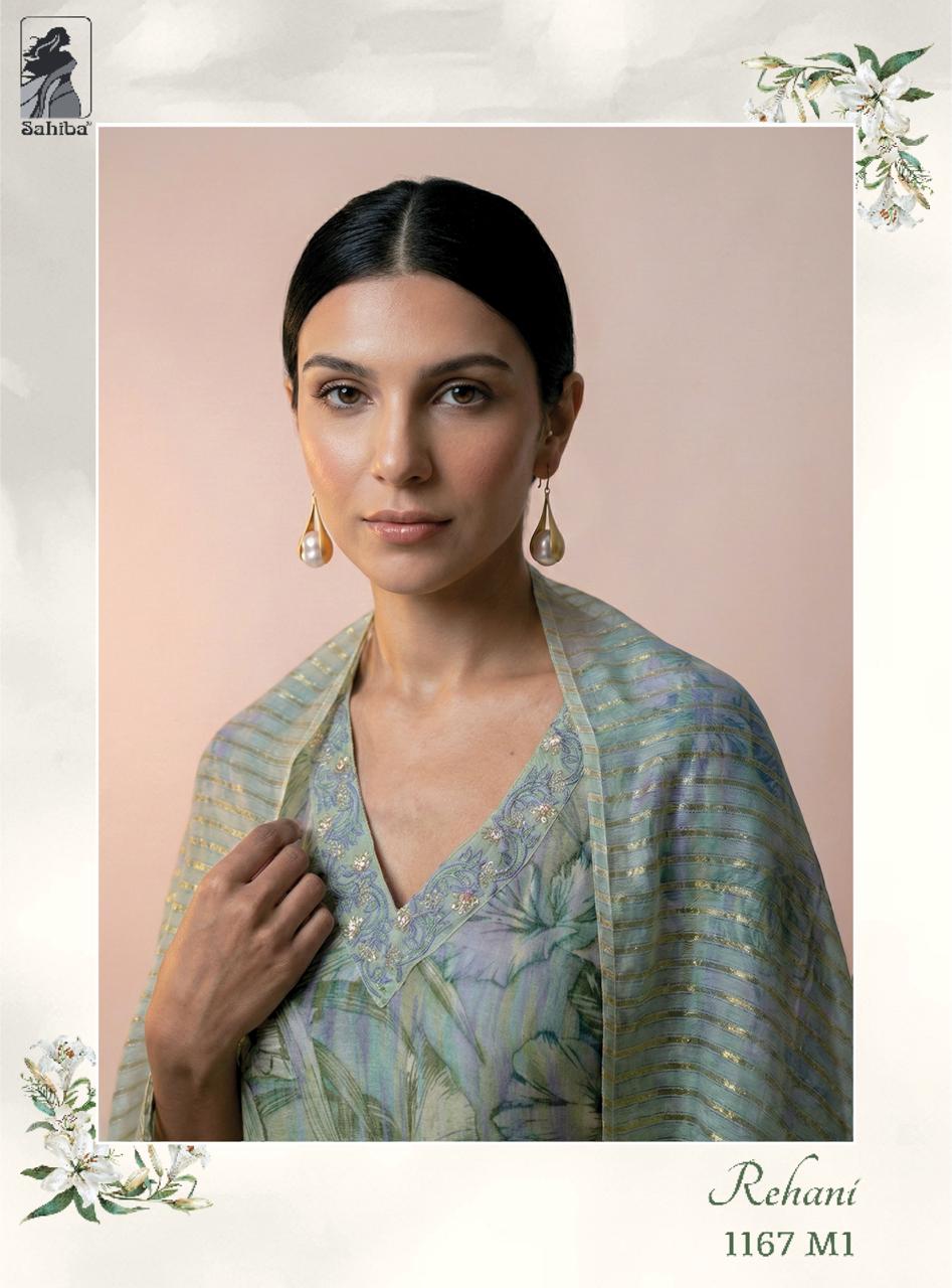 Rehani Sahiba Bemberg Muslin Pant Style Suits Manufacturer