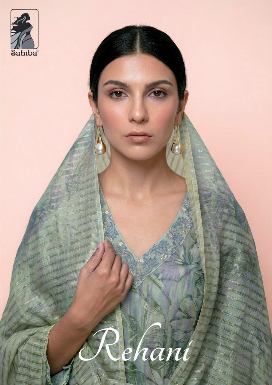 Rehani Sahiba Bemberg Muslin Pant Style Suits Manufacturer