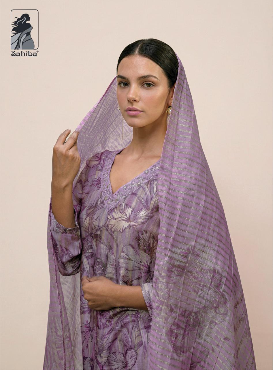 Rehani Sahiba Bemberg Muslin Pant Style Suits Manufacturer