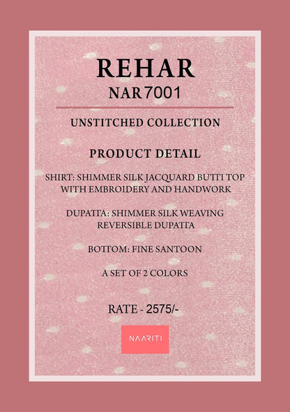 Rehar Naariti Pant Style Suits Wholesale Price