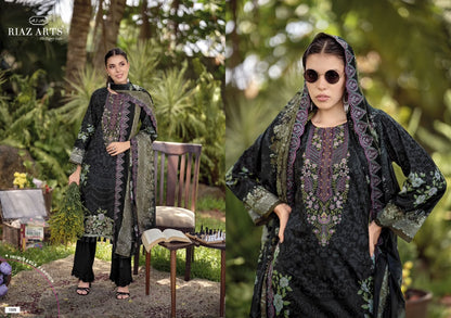 Rehmat Riaz Art Lawn Cotton Karachi Salwar Suits Wholesale Rate