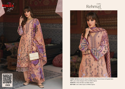 Rehmat Vol 29 Pakiza Prints Lawn Cotton Karachi Salwar Suits Wholesale Price
