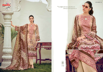 Rehnuma Vol 31 Pakiza Prints Royal Crape Karachi Salwar Suits Supplier Gujarat