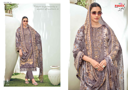 Rehnuma Vol 31 Pakiza Prints Royal Crape Karachi Salwar Suits Supplier Gujarat