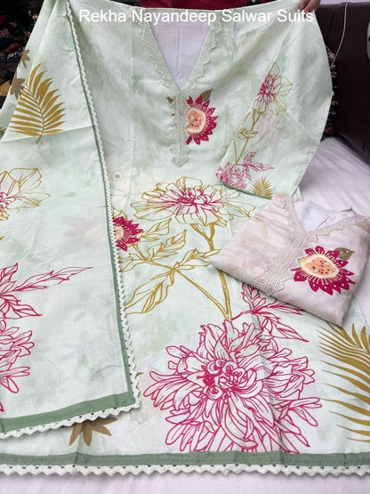 Rekha Nayandeep Linen Salwar Suits Supplier